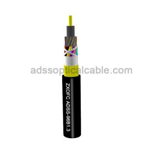 China ADSS 96 Core G652d Fiber Optic Cable Single Mode HDPE Outer Sheath factory