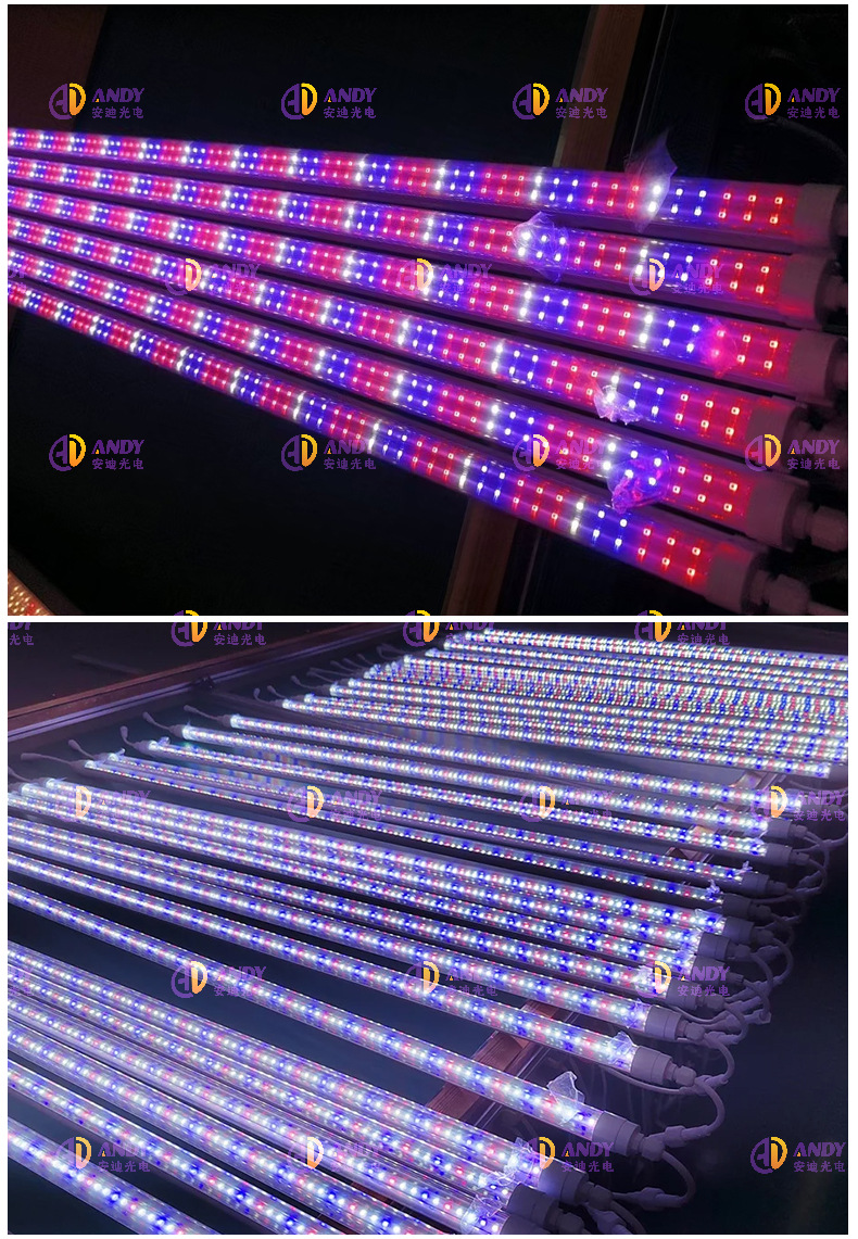 Indoor 36W 25W 18W UV IR NIR T8 LED Tube Grow Light 6500K 460nm 660nm 395nm For Hydroponics