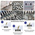 Industrial Shredder Scrap Metal Metal Waste Waste Aluminum Shredder Machine