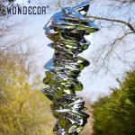 Abstract Rockery Casting Stainless Steel Sculpture 3D 2D 220cm