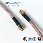 1/4" Right Angle Ts Guitar Cable Brown Customized Rubber Mining Cable