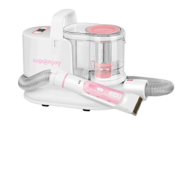 300W Pet Grooming Vacuum with Clippers Brush Dog Cat Hair Remover Tools
