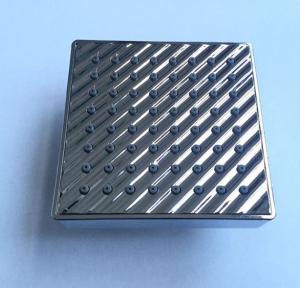 China ABS plastic material square chrome plating shower head top shower rain shower wholesale factory