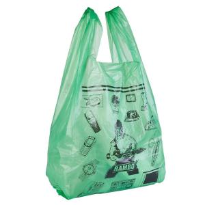 China 0.03 0.04 0.05mm Recycled Plastic Shopping Bags For Retail Stores factory