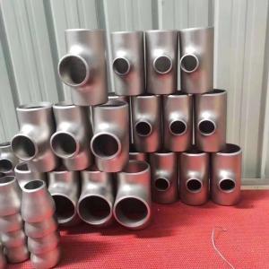China Sch 20 Dn1200 Reducer Tee Fitting Tee Carbon Steel ASTM A420 WPL6 Fittings factory