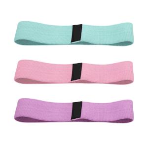 China Ultra Stretchable TPE Heavy Fabric Resistance Bands Pink 25in factory