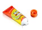 Matt Squeeze Plastic Hand Lotion Tubes , Orange Lotion Tube Containers 2.82 OZ