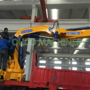 Folding Boom 20t Telescopic Cylinder Lorry Mounted Crane