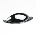 Antique Silver Zinc Alloy Shell Aluminium Furniture Handles 104mm For Cabinet