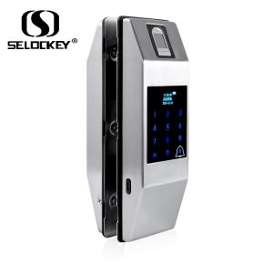 China Digital No Wiring Bluetooth Code Glass Door Office Biometric Locks factory