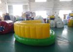 Water Entertainment 4 Riders Towable Inflatables Boat , Crazy UFO Water Sport