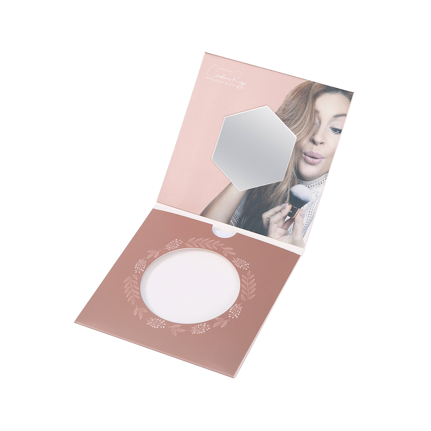 Empty Eyeshadow Envelope Packaging 60mm C1S Paper Custom Flat Pack