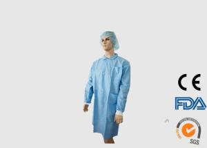 China Tear Resistant Disposable Visitor Coats , Comfortable Disposable Lab Gowns factory