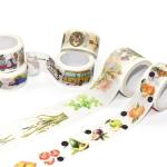 Colorful Wholesale Custom Printed Washi Tape Holder Cute Animal Design Adhesive
