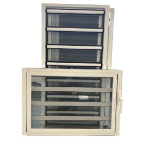 China Customized External Fixed Aluminum Louver Windows For House on sale
