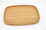 round bamboo wood serving trays