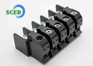 China Feed Through 90A 600V PA66 M5 Perforation Terminal Block 15.00mm 4-20 AWG factory