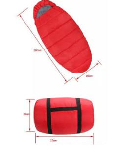 China Red blue travel ultralight Oval Sleeping Bag for 4 year old toddlers factory
