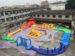 China Commercial grade Water Floating Aqua Park Amusement Inflatable Floating Water Park factory