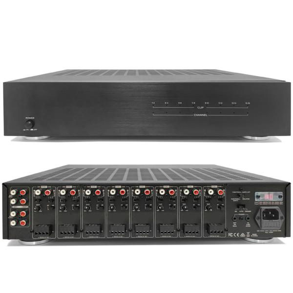 8 Zones Home Audio Amplifier Class D High Power Solid Home Theatre Power