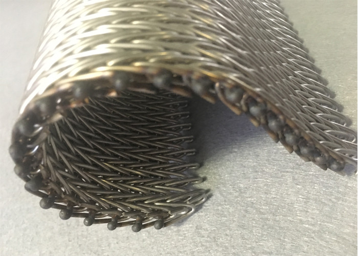 Bread Baking Compound Balanced Belt Food Grade Stainless Steel Mesh High Dense Surface