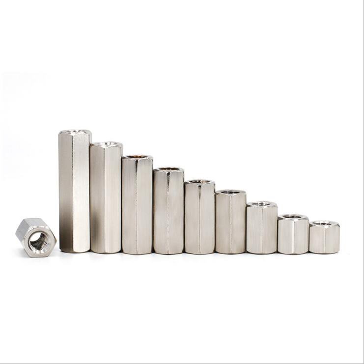 ISO9001 Certified Connector Nut with Thickened Outer Hexagon and Extended Length