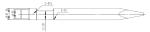 Excavator Rock Breaker Chisel Tip Sb10 Sb20 Sb30 Sb35 Sb40 Sb43 Sb45 Moil Point