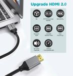60hz HDMI Cable Assembly 4k 3840x2160 15m Fiber Optic