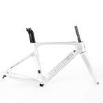 Aero Design Carbon Road Bike Frame , 50cm Road Bike Frame Inner Cables