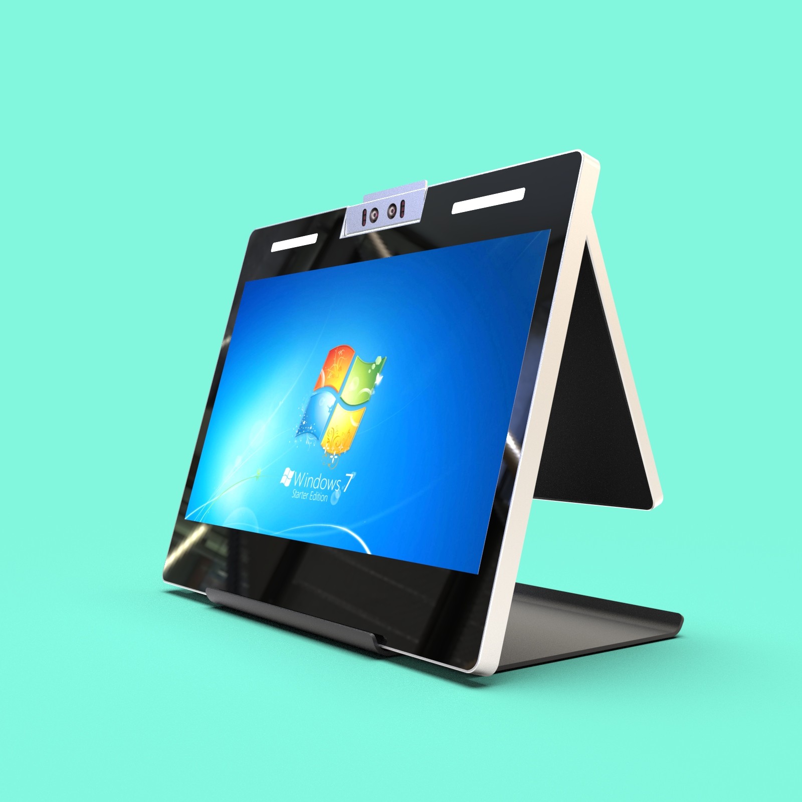 JP1802 Dual-Screen Visitor Registration All-in-One Machine 18.5+15.6 Inch Supports Wi-Fi and wired network connections