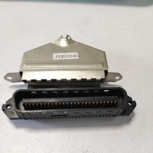 China 50 Pin TYCO AMP IDC Male Plug 25 Pairs Connector With Metal Cover Black Insulator factory