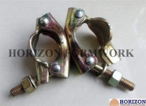 China Q235 Steel Plate Scaffolding Accessories , Swivel Scaffolding Coupler Clamp factory