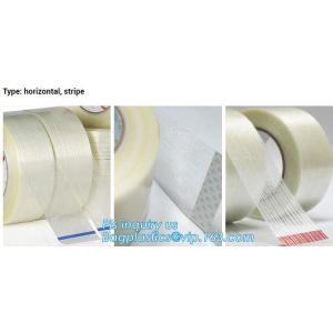 fiber reinforced filament tape,filament adhesive fibreglass mesh tape,Self