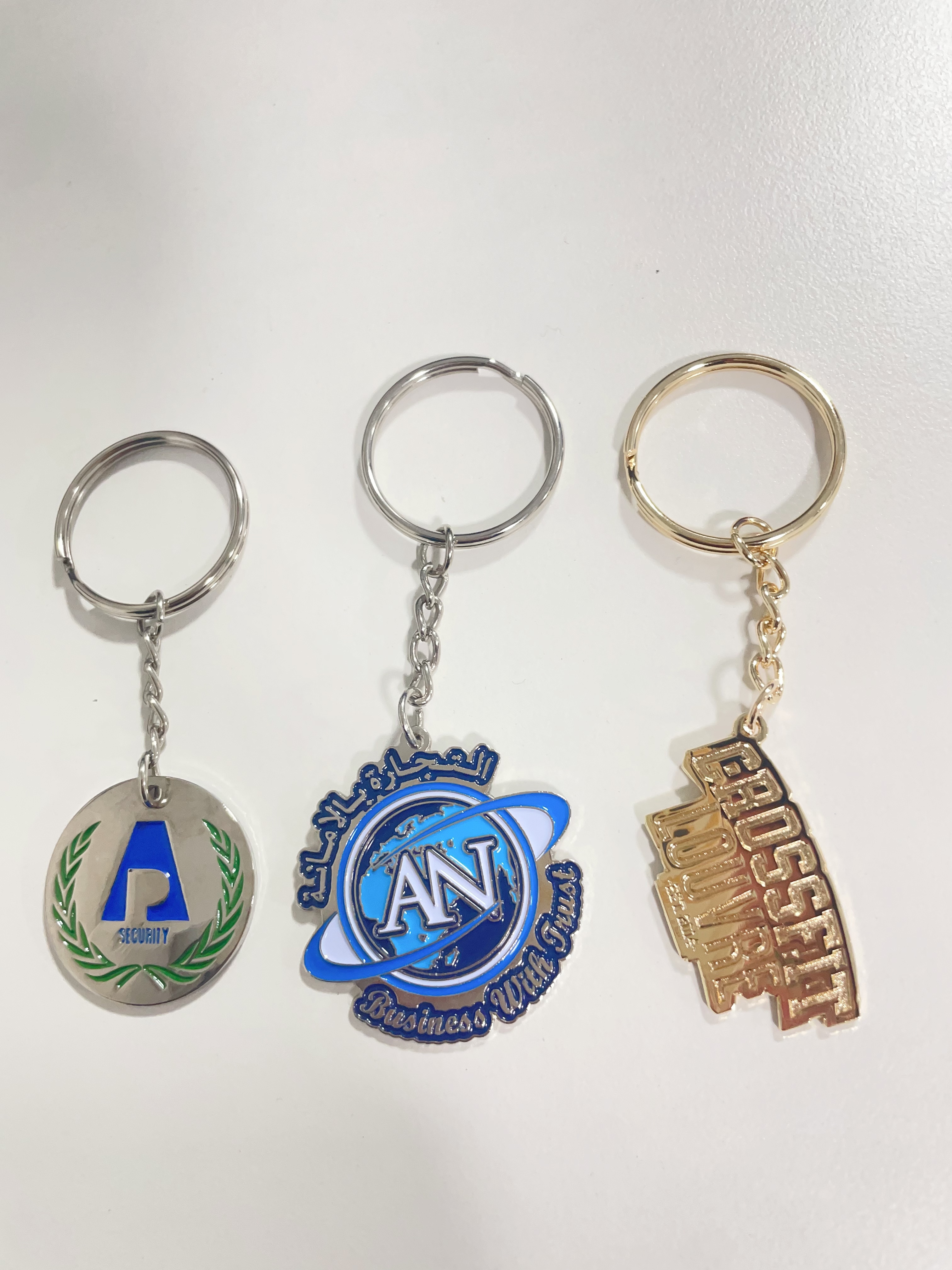 3d Logo Letters Custom Key Chain Hard Soft Key Rings Personalised