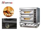 Four Plates 2 Deck 4 Trays Gas Oven For Bakery Bread Shop