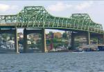 Sea Span Structural Steel Bridge , Steel Beam Bridge Metal Truss Construction