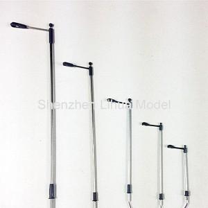 China metal street lamppost-metal street light,1:100metal light,architectural model lamppost,building lights,metal lamppost factory
