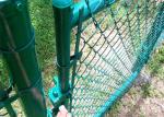 Dipped Galvanized Chain Link Fence With 35-300G per Square Meter Zinc Coating;