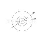 Goyen K2529 K2530 Membrane For Pulse Valve Diaphragm RCAC25T3 RCAC25DD3