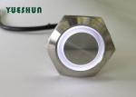 Waterproof Illuminated Momentary Push Button Switch 22mm Oxidation Resistant