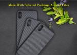 Non Conductive Twill Finish Aramid Fiber Phone Case For iPhone X