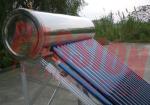 Simple Structure Heat Pipe Solar Water Heater With Copper Heat Tube 6 Bar