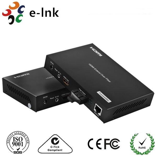 1 Channel HDMI Over Fiber Optic Extender 8 Watt With 1 Channel 10 / 100M