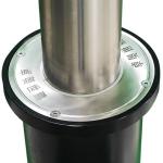Anti Theft Manual Retractable Bollards Vehicle Security Post With CE SGS ISO9001