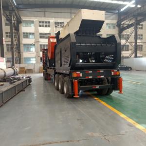 China Truck Mounted Jaw Crusher 300T / H For Mobile Crushing factory
