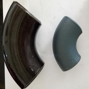 China SR Pipe Weld Elbows , DIN2506 ST37-2 Sch 80 90 Degree Elbow factory