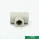 Casting Ppr Pipe Fittings Green Color , Iso9001 2005 Approval Ppr Reducing Tee