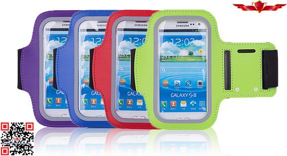 Colorful High Quality Sports Armband Case For Samsung Galaxy S3 S4 100% Brand