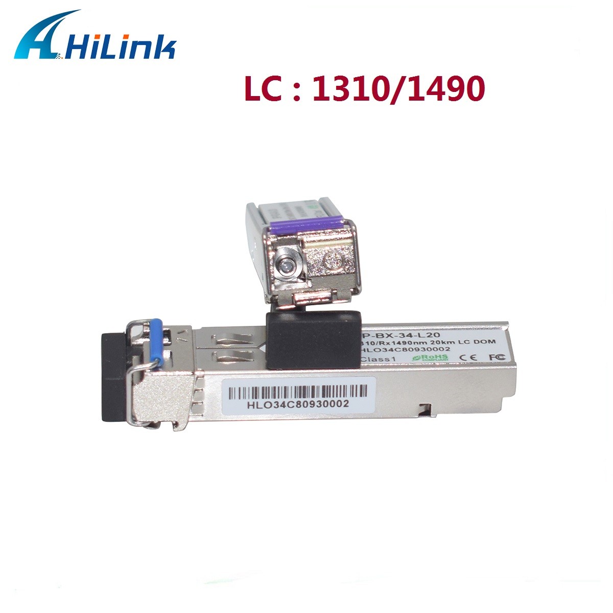 BIDI SFP Transceiver Modules 1.25G 1310/1490nm 20KM SC/LC Simplex Module