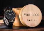 Dark Sandalwood Case Digital Wooden Wrist Watch Sunshine Dial Christmas Gift